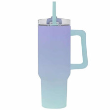 TAZA DE VIAJE SOMBREADA LILA & VERDE AZULADO 1200ML I-DRINK