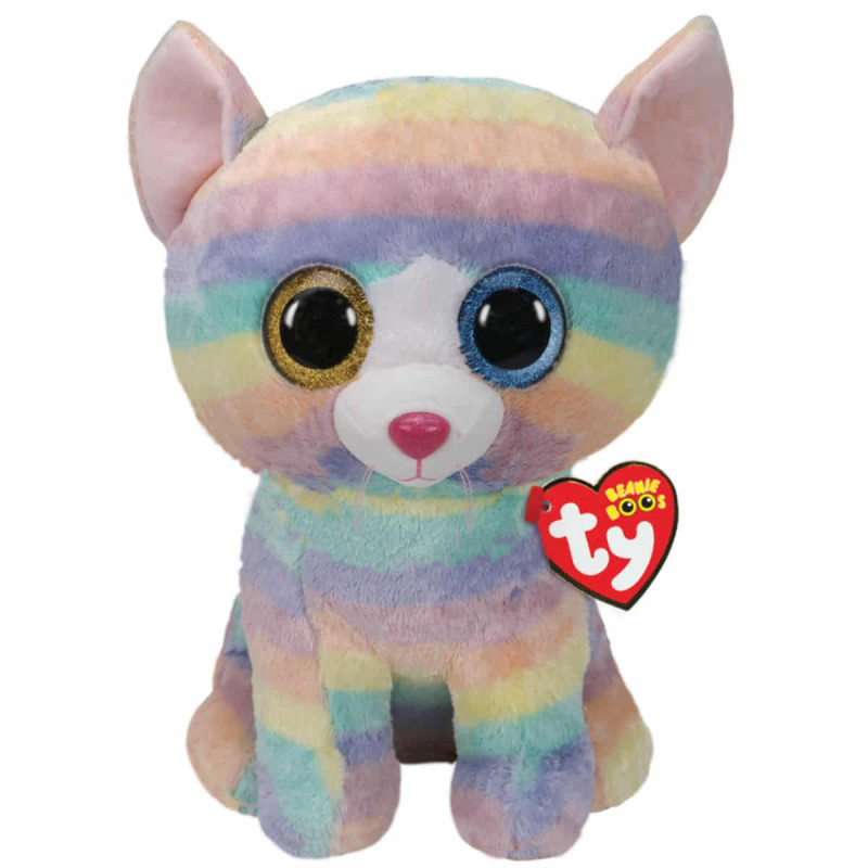 Imagen peluche beanie boos heather cat 42cm ty