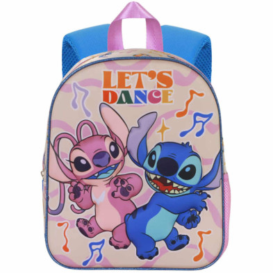 Imagen mochila 3d lilo & stitch lets dance 31cm