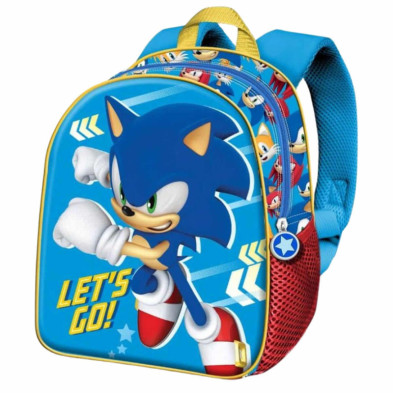 imagen 1 de mochila 3d sonic lets go 31cm