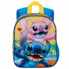Imagen mochila 3d lilo & stitch ocean 30cm
