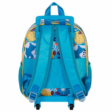 imagen 2 de mochila con carro lilo & stitch 3d 34cm colors