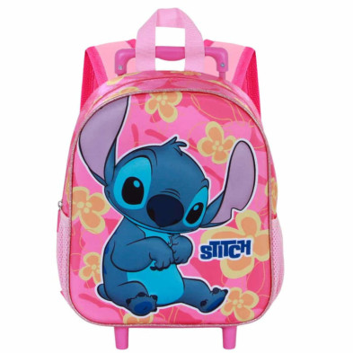 Imagen mochila con carro lilo & stitch 3d 34cm cute