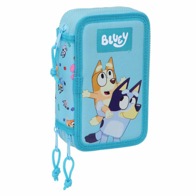 Imagen plumier triple bluey 36 piezas