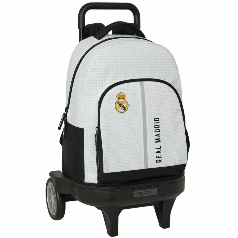 Imagen mochila real madrid con ruedas 45cm