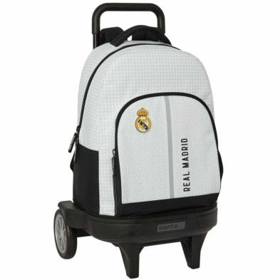 Imagen mochila real madrid con ruedas 45cm