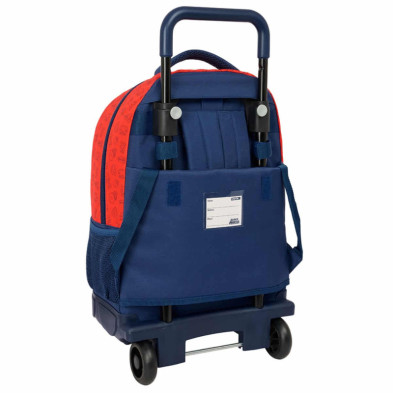 imagen 1 de mochila super mario trick 45cm con carro