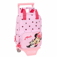 Imagen mochila minnie mouse naive 28cm con ruedas