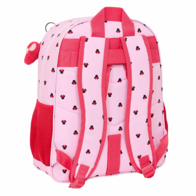 imagen 1 de mochila minnie mouse naive 38cm adaptable a carro