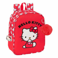 MOCHILA HELLO KITTY ICONIC 27CM SAFTA: PRÁCTICA Y ADORABLE PARA LOS MÁS PEQUEÑOS