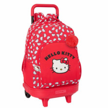 Imagen mochila hello kitty iconic 45cm con ruedas