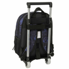 imagen 1 de mochila spiderman attack 34cm con carro
