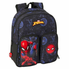 Imagen mochila spiderman attack 33cm adaptable a carro