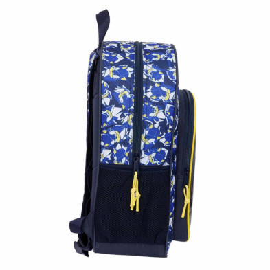 imagen 2 de mochila sonic city 42cm adaptable a carro
