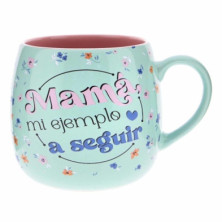 Imagen taza ovalada mamá mi ejemplo a seguir 400ml