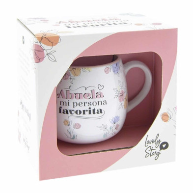 Imagen taza ovalada abuela mi persona favorita 400ml