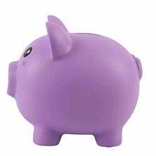 imagen 1 de hucha cerdo morado