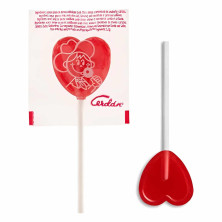PIRULETA MINI CORAZON CEREZA 5,6GRS BOLSA 200 U