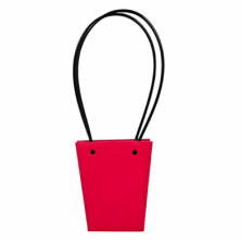 Imagen bolsa roja con asa pack 12 unidades