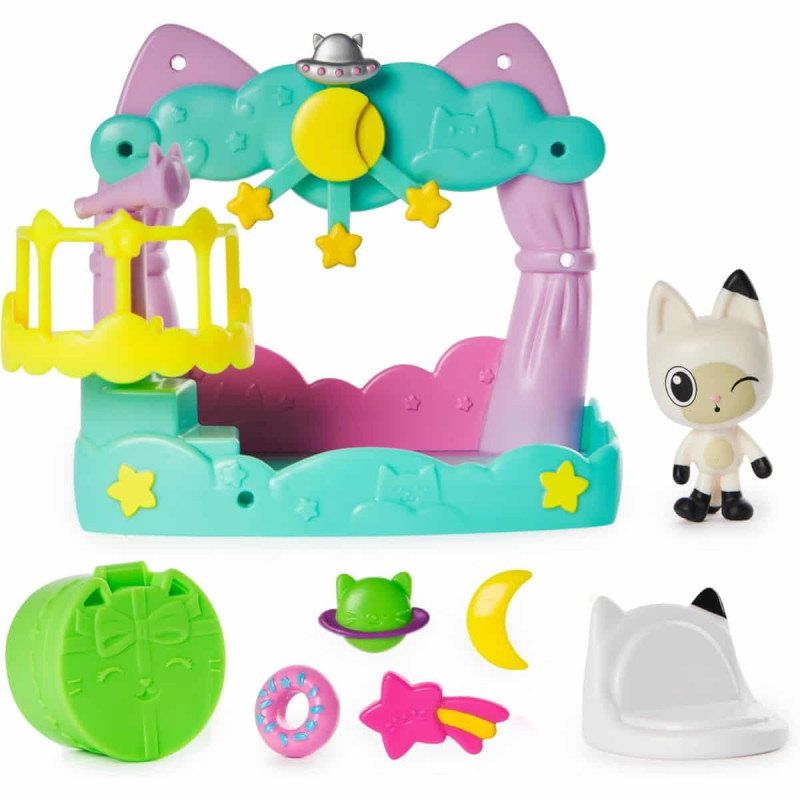 Pandy Home Set balcón Gabbys Dollhouse Pandy Patitas con mirador - hipergol.com