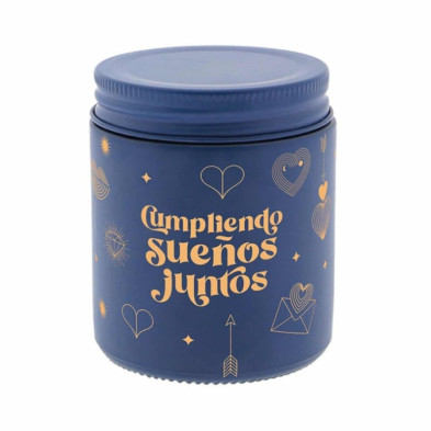 Imagen vela artomática dark blue cumpliendo sueño vli1107