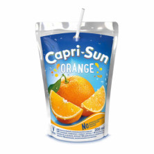 Imagen zumo capri naranja 200ml 10u