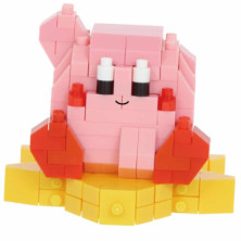 KIRBY DE NANOBLOCK CON 220 MINI BLOQUES Y ESTRELLA AMARILLA ICÓNICA