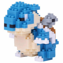 BLASTOISE DE NANOBLOCK CON 220 MINI BLOQUES Y DISEÑO INSPIRADO EN SPRITES CLÁSICOS