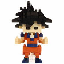 GOKU DE NANOBLOCK CON 110 MINI BLOQUES Y DISEÑO CHIBI CON PEINADO ICÓNICO