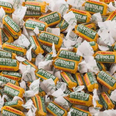 Imagen surtido mentolin miel mentol sin azúcar bolsa 1kg