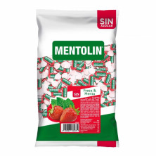 Imagen bolsa mentolin fresa menta sin azucar bolsa 1kg