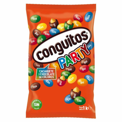 Imagen bolsa conguito colores party 1kg
