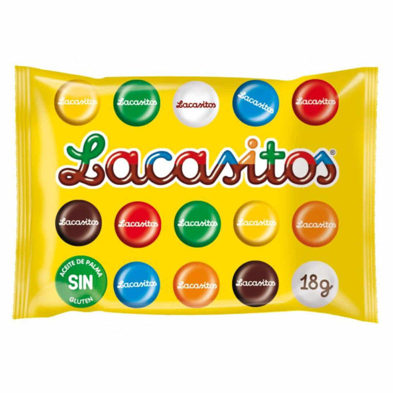 Imagen bolsa lacasitos 18grs caja 50 unidades