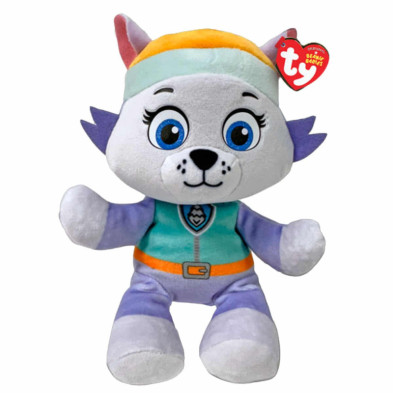 Imagen peluche everest 15cm ty beanie babies patrulla can