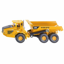 Volvo Dumper SIKU 1877 en su caja original azul con ventana, camión articulado a escala 1:87 de la serie SIKUSUPER.
