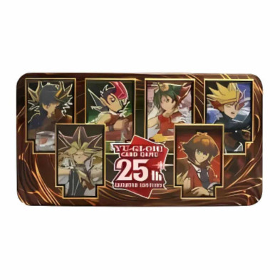 Imagen juego de cartas yu-gi-oh lata dueling heroes 25 a