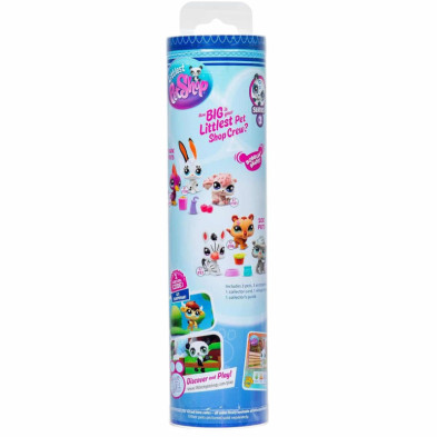 imagen 4 de figura littlest pet shop pack de 3 park pets