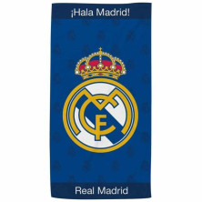 TOALLA PLAYA MICROFIBRA REAL MADRID AZUL 140x70 CM