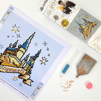 Imagen 1 cuadro hogwarts harry potter - pintura con diamant