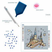 Imagen 3 cuadro hogwarts harry potter - pintura con diamant