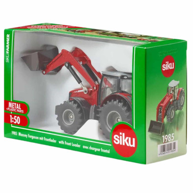 Vehículo agrícola rojo SIKU 1:50 con detalles metálicos