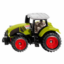 Tractor Claas Axion 950 miniatura SIKU verde con llantas rojas