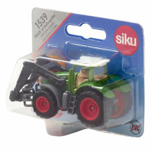 SIKU Fendt con pinza móvil y carga frontal de juguete