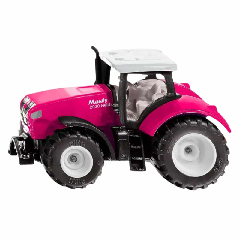 Tractor SIKU Mauly X540 rosa visto de lado