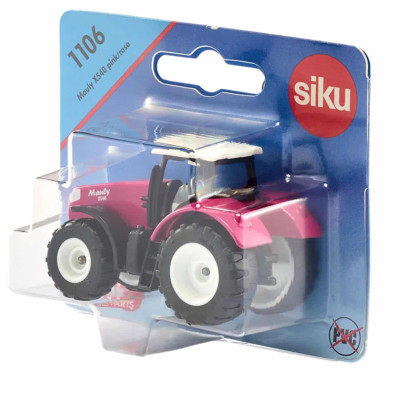 Detalle del diseño rosa del tractor SIKU Mauly