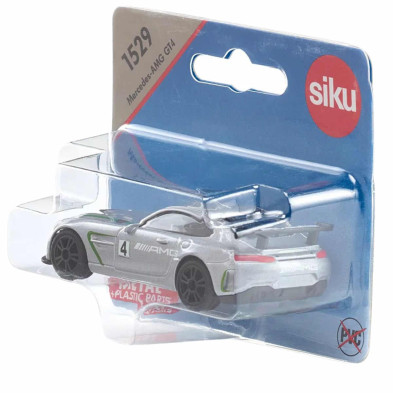 Coche de competición AMG GT4 en escala miniatura
