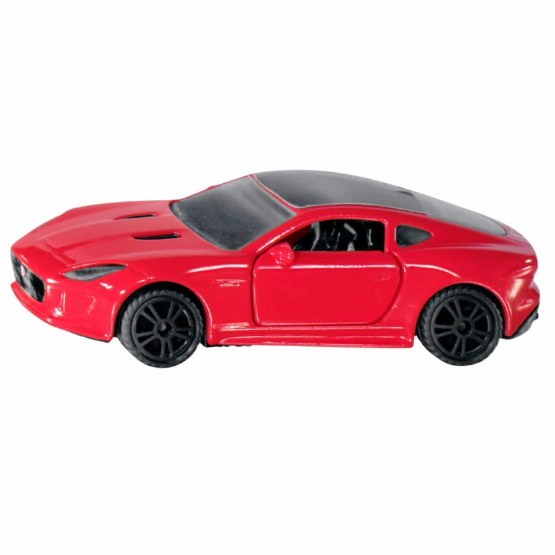 Coche Jaguar F-Type R rojo en miniatura de SIKU