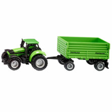 Tractor Deutz-Fahr SIKU con remolque Fortuna