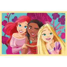 imagen 6 de puzle cubos princesas 6 piezas clementoni