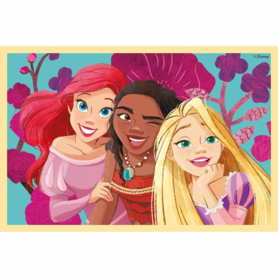 imagen 6 de puzle cubos princesas 6 piezas clementoni